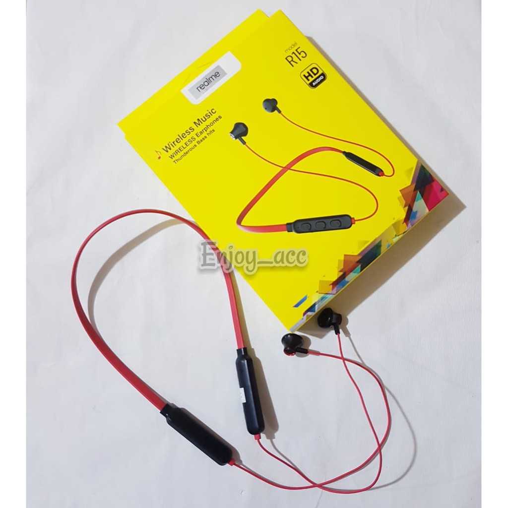 HEADSET EARPHONE HANDSFREE BLUETOOTH R-15 SUPER BASS