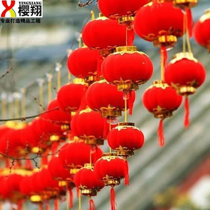 

Lampion Bludru 6 cm Kado Tahun Baru Imlek Dekorasi Parcel Imlek Murah