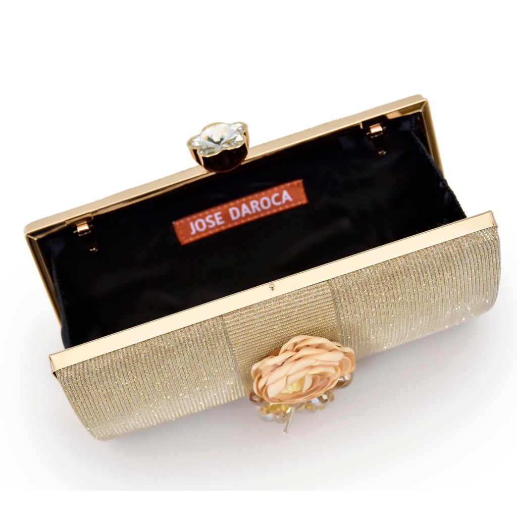 TAS PESTA CLUTCH ROSE JOSE DAROCA ~ 0722 ~ ORIGINAL