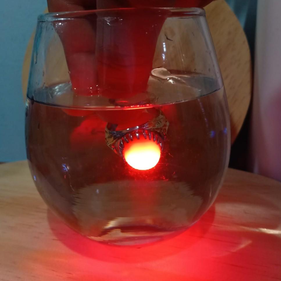 [KODE CRKQE] BISA COD. Cincin Batu merah Delima, Batu Hijau Jambrud & Batu Biru Safir, Bisa Nyala Da