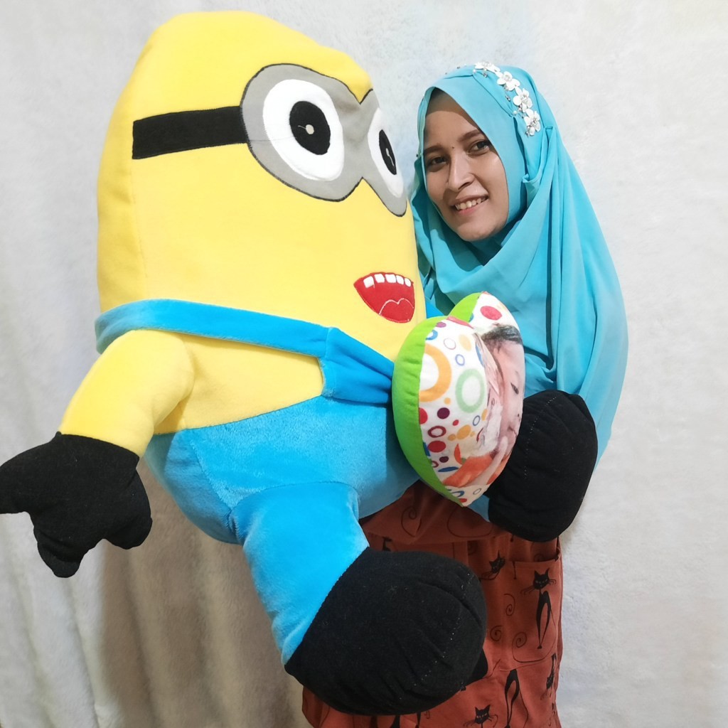TERMURAH boneka Minion jumbo, bisa ukir nama dan photo