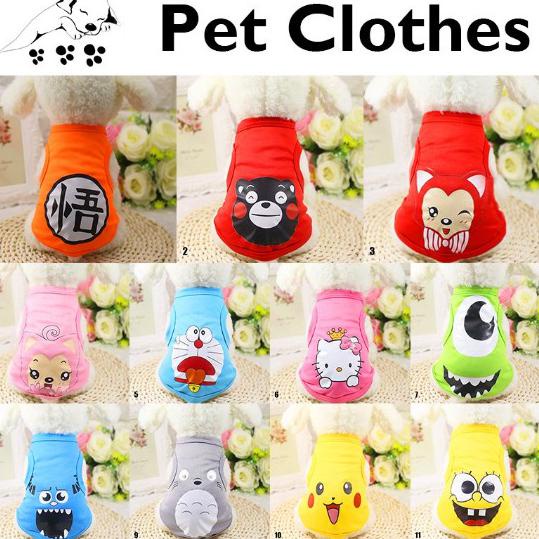 Murah Baju Anjing Baju Kucing Baju Binatang Kaos Anjing Poodle Lucu Murah - M