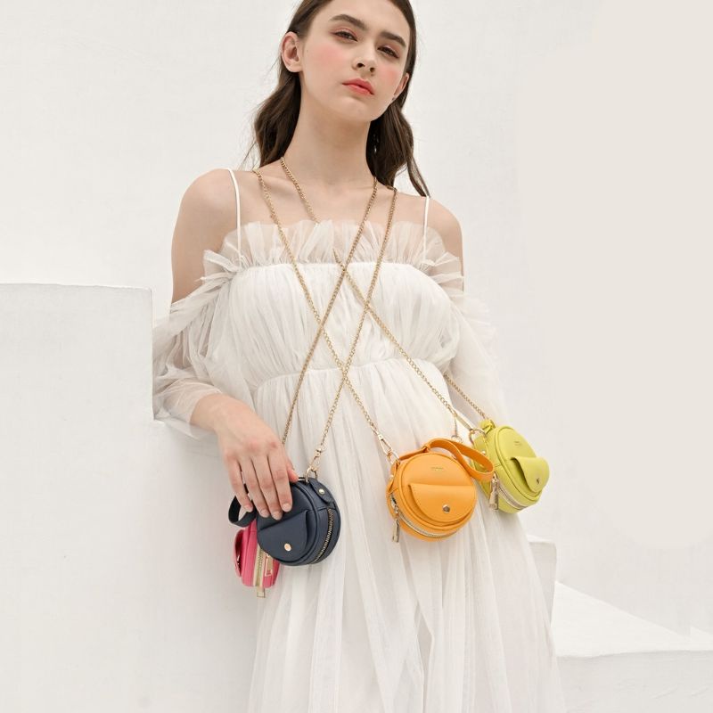 (BARU) CANDY by ZORRA WOC Wallet PINK On Chain Tas Dompet Rantai