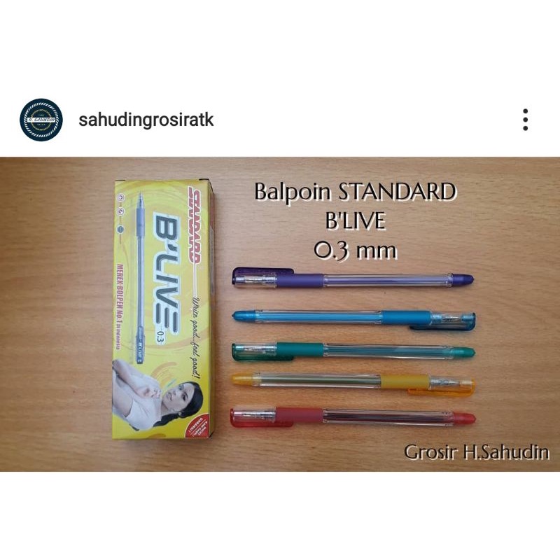 

BALPOIN / PULPEN, STANDARD (B'LIVE) / 0,3 MM
