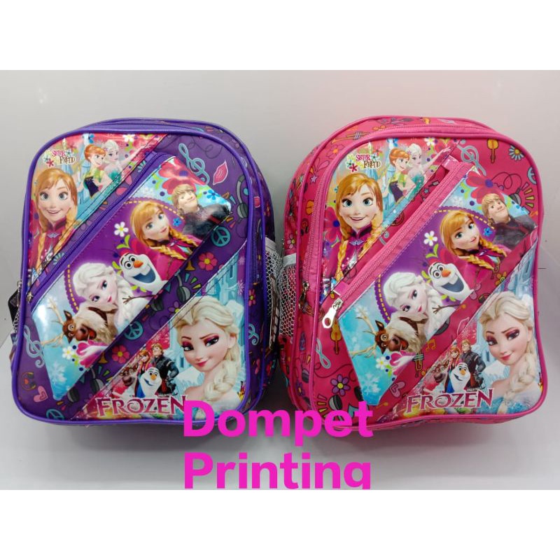 Ransel Sekolah Paud/ TK / SD kecil Willy+ Dompet 13inch