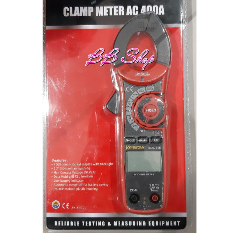 Krisbow Clamp Meter 400 AMP
