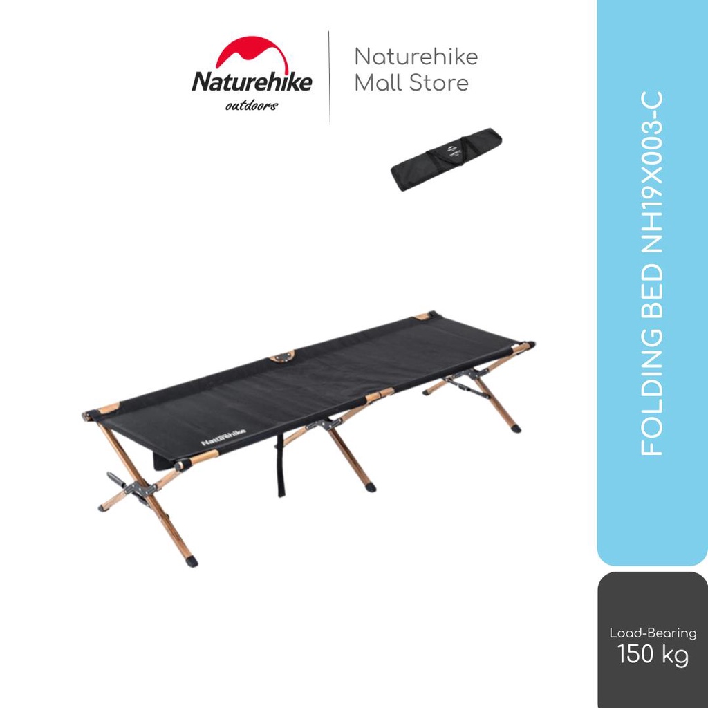 FOLDING BED NATUREHIKE NH19X003-C VELBED PORTABLE OUTDOOR PIKNIK CAMPING KASUR RANJANG LIPAT