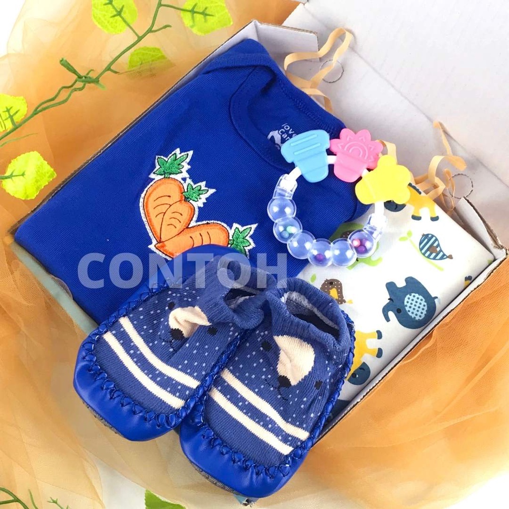 Simple Hampers Baby Gift Set / Kado Bayi Baru lahir Murah / Hamper Bayi Newborn