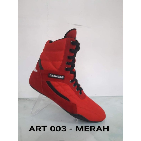 sepatu onemore gym fitness art 003 merah