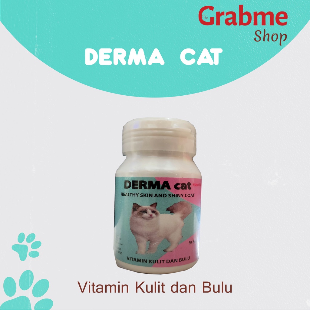 Vitamin Kulit dan Bulu Kucing DERMA CAT