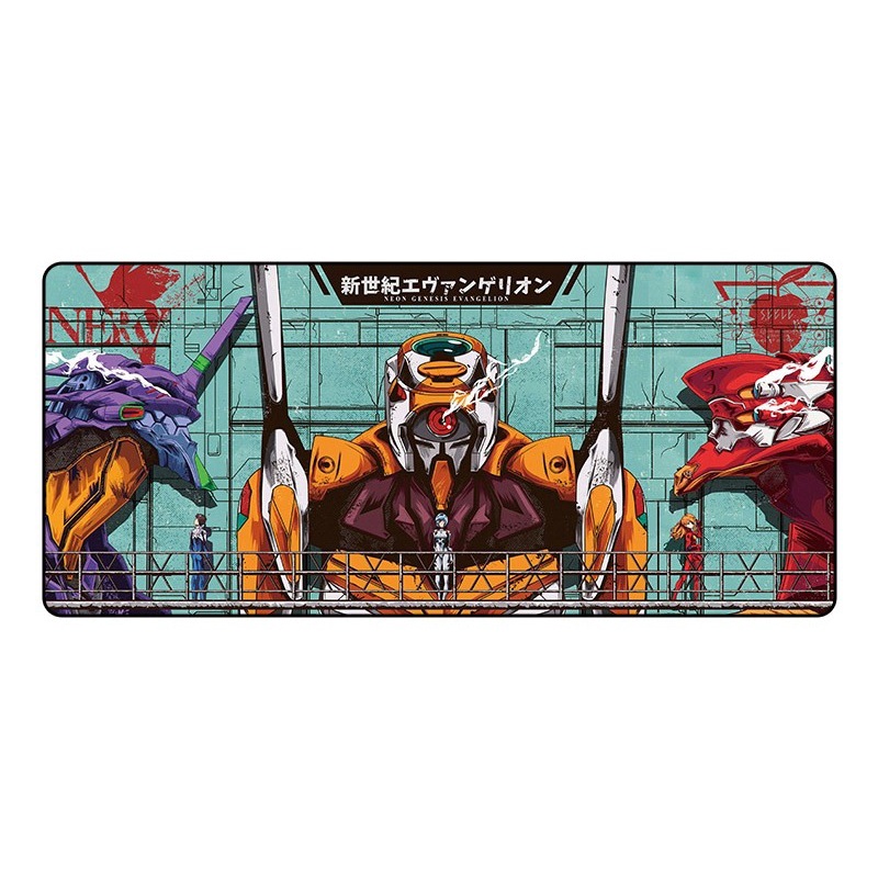 MOUSEPAD DESKMAT EVANGELION XXL 800 X 300 X 4 MM &amp; 900 X 400 x 4 MM