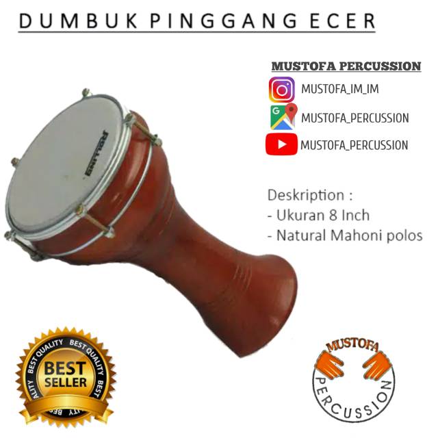 gambar Darbuka dumbuk pinggang 8 in
