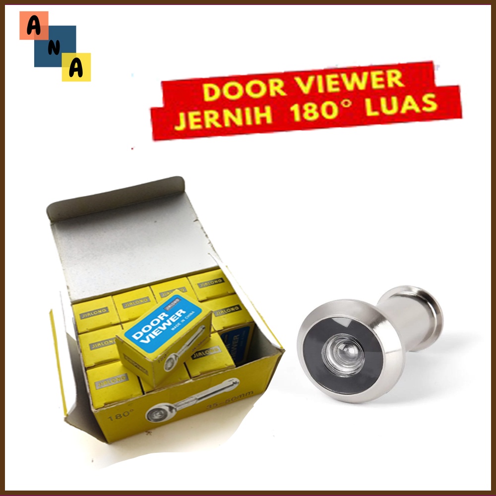 Teropong Lensa Pintu Door Viewer Lubang Intip Ngintip Keker Teropong Hotel Rumah Ruko Murah