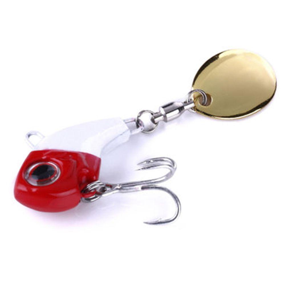 Preva Umpan Pancing Metal Spinner Tackle 8g 12g 15g Getar Sendok Metal Sequin Treble Hook