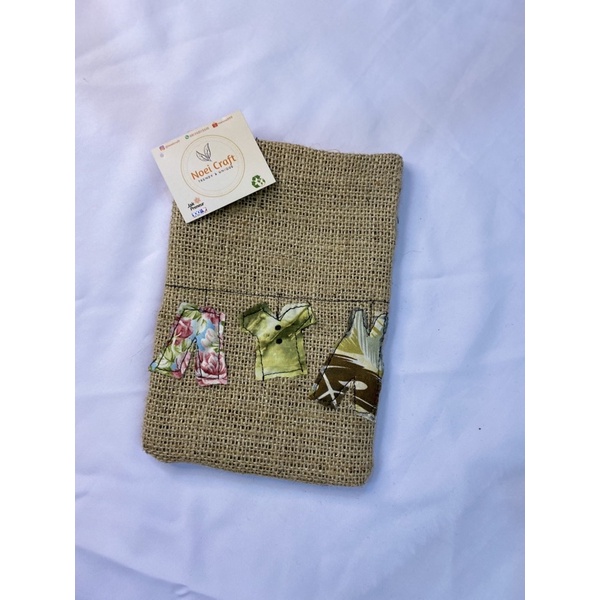 NOEI CRAFT POUCH TEMA JEMURAN | DOMPET GONI SERBAGUNA | SOUVENIR GONI | BURLAP POUCH | POUCH GONI CA