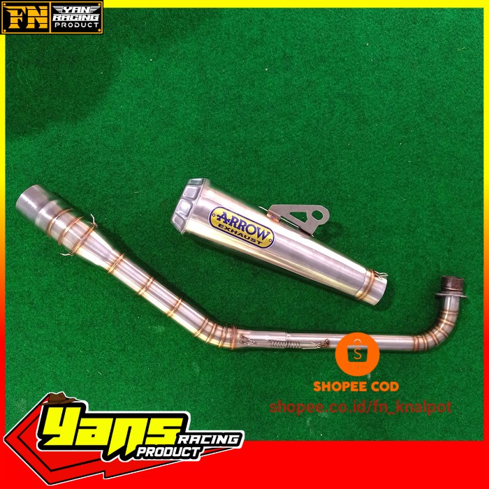 KNALPOT RACING UNDERBONE ARROW JUPITER Z / VEGA R / VEGA ZR / JUPITER Z1 / REVO FIT / REVO ABSOLUTE 