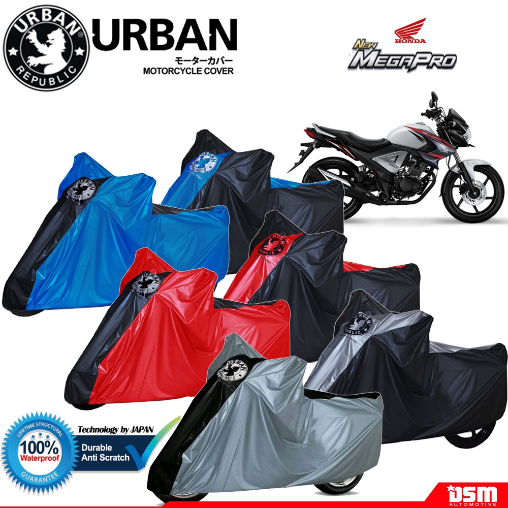 Urban / Cover Motor Honda Mega Pro 100% Waterproof / Aksesoris Motor Mega Pro / DSM