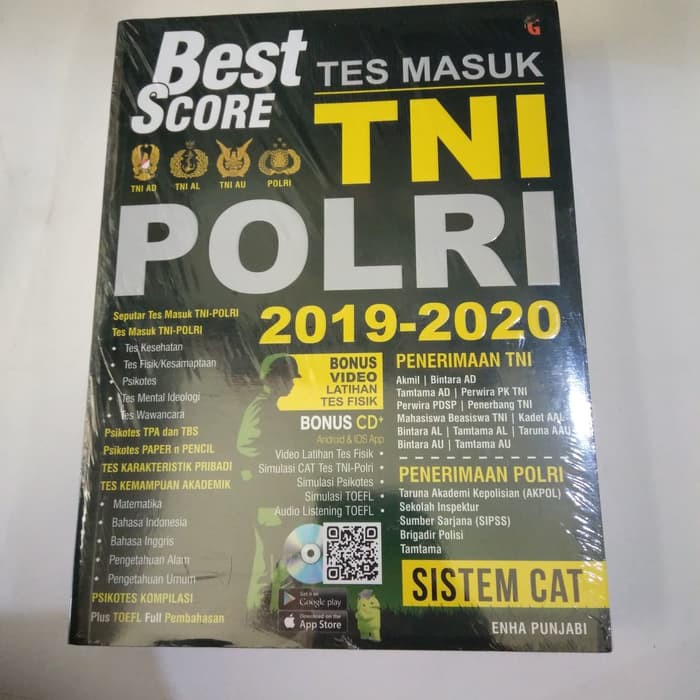 Buku Best Score Tes Masuk Tni Polri 2019 2020 Limited Shopee Indonesia