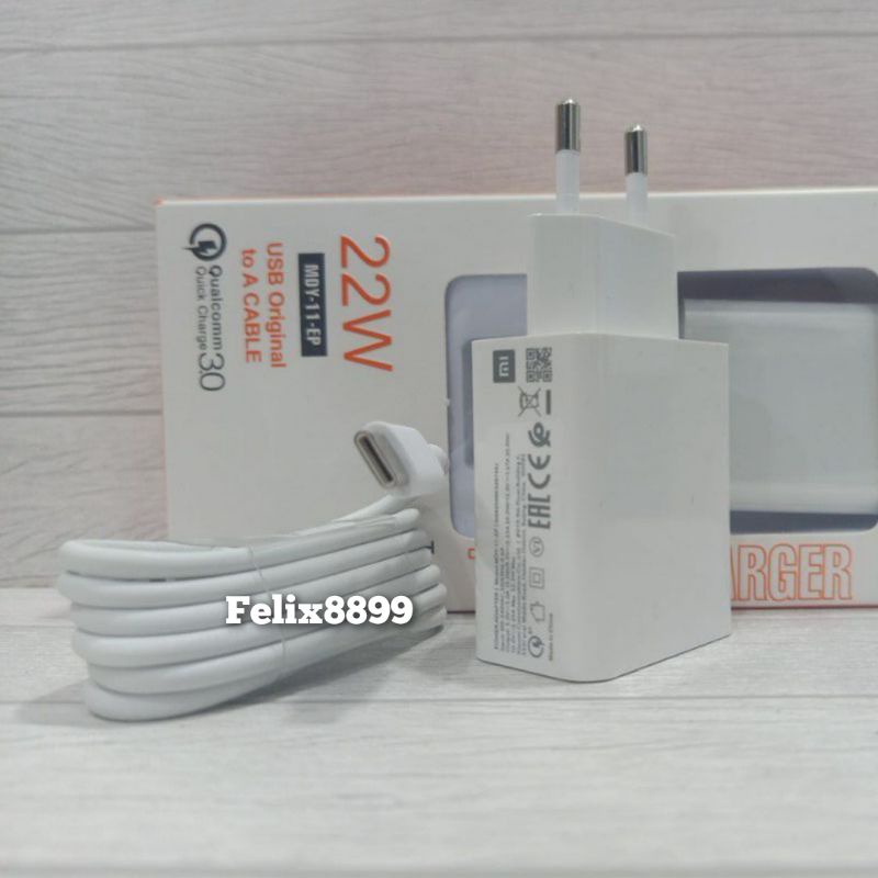 Charger Xiaomi Fast Charging Type C 22,5 Watt MDY-11-EP