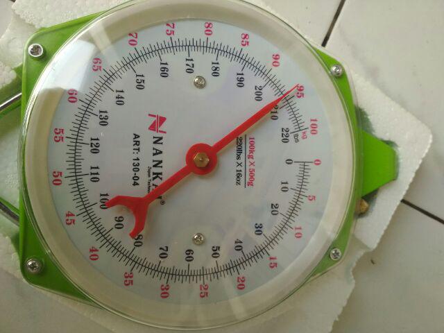 Timbangan Gantung 100kg 100kg Hanging Scale - Alat Ukur Berat Nankai