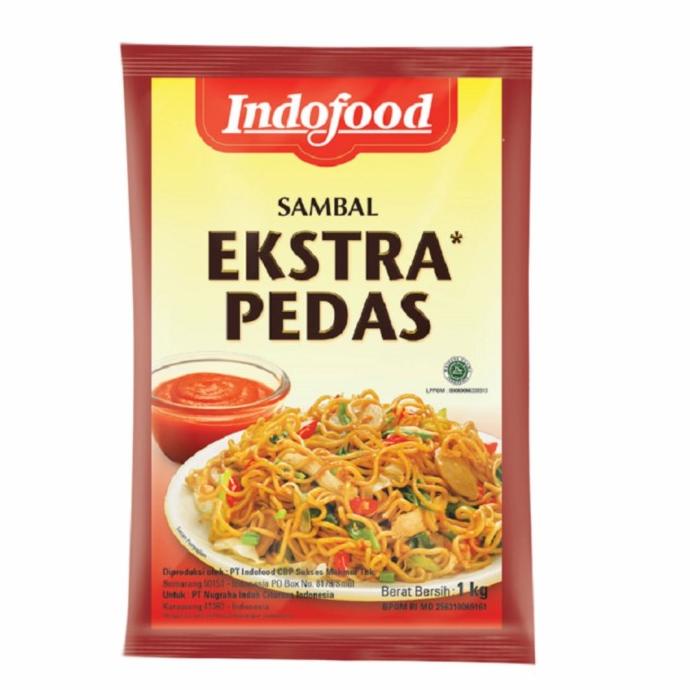 

Diskon INDOFOOD Saos Sambal Extra Pedas Pouch 1 kg Diskon