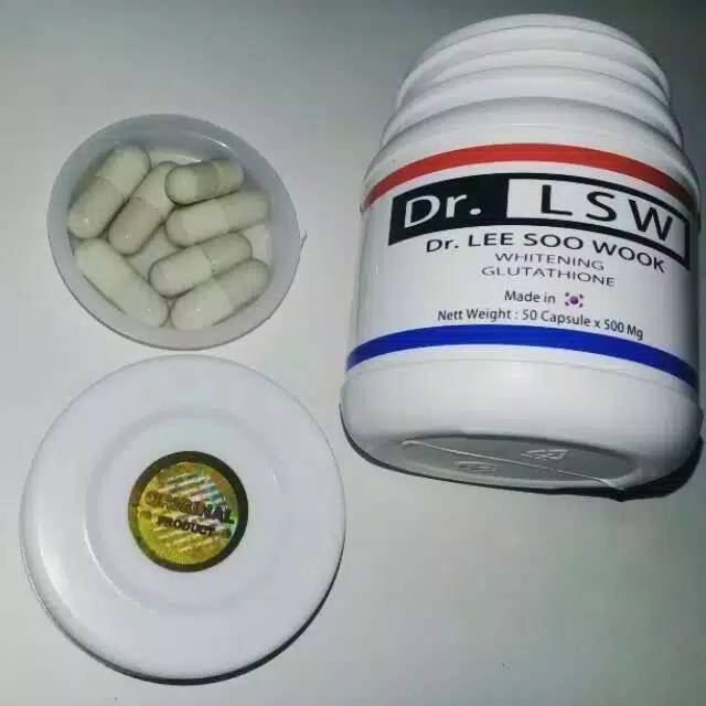 DR.LSW PEMUTIH BADAN WHITENING GLUTATHIONE ORIGINAL DR LSW ASLI