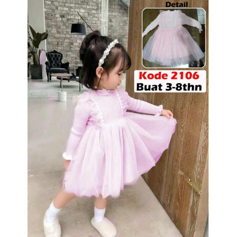 2106#Dress Anak/Fashion Anak/Dress Pesta