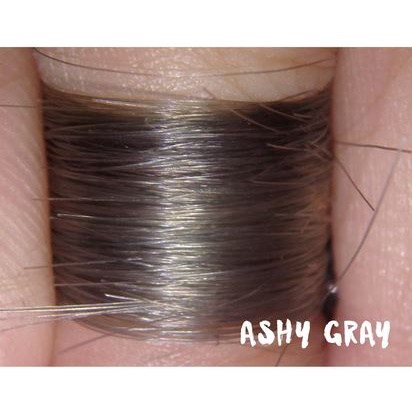 COLOR ME ASHY GRAY hair color cream ABU coloring cat pewarna ramb