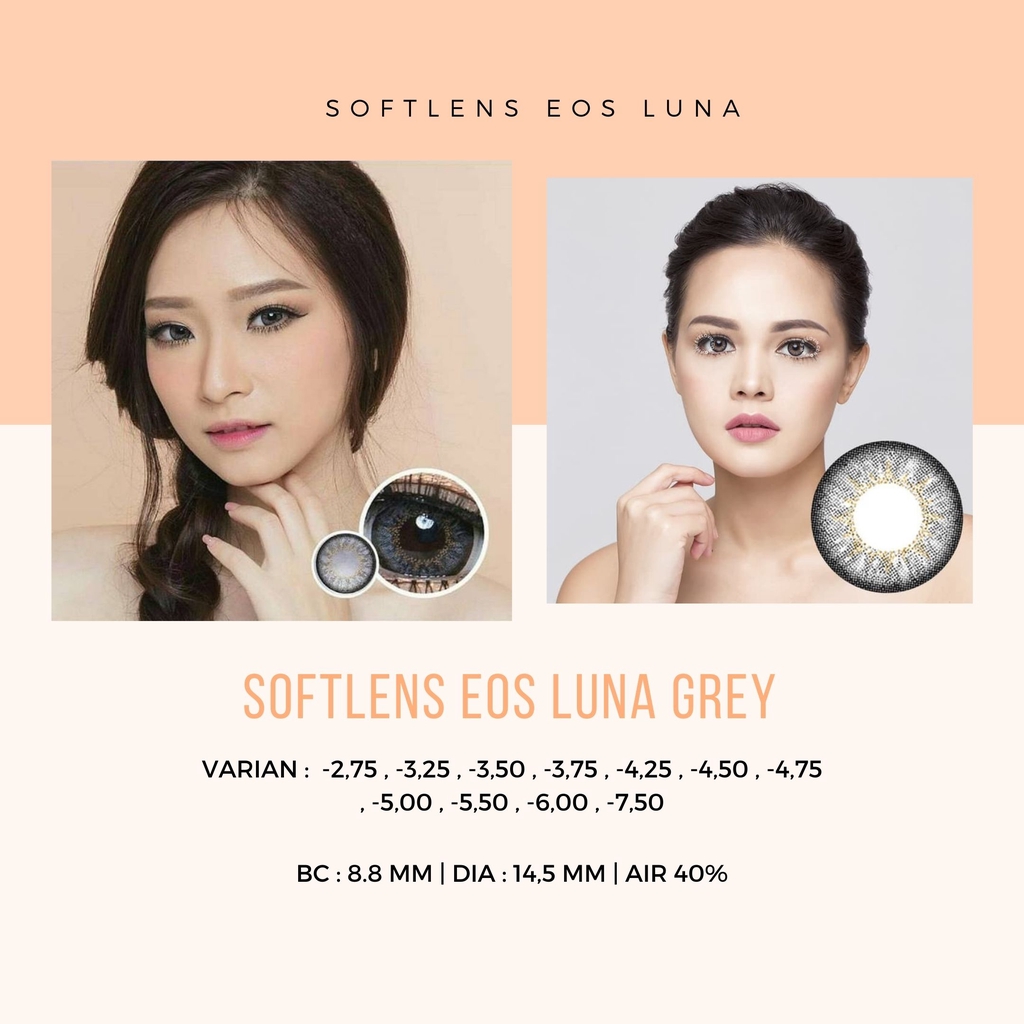 SOFTLENS EOS LUNA - MINUS / LENSA MATA / SOFTLENS MATA