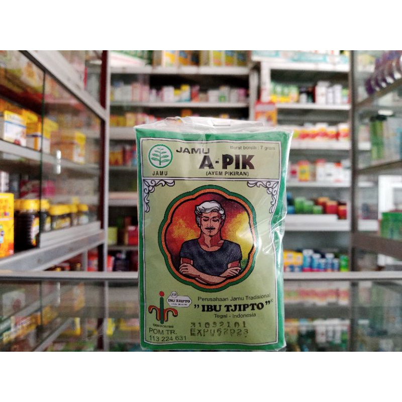 JAMU A-PIK | AYEM PIKIRAN | IBU TJIPTO PACK @10 SACHET - ED 03/2025