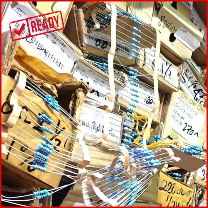 Resistor Metal Film 1% 0.5W 1/2 W 22 Ohm Pcmel29 Murah