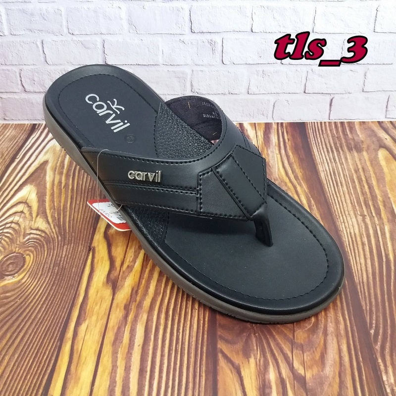 Sandal Pria Carvil Jacksen 01 Original 38-44 Sandal Japit Kasual Laki