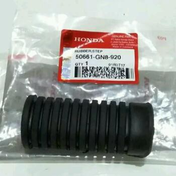 HONDA ORI AHM RUBBER STEP GRAND KARISMA KIRANA REVO 100 SUPRA-X 125 LAMA TAHUN 2006-2013 50661-GN8-920