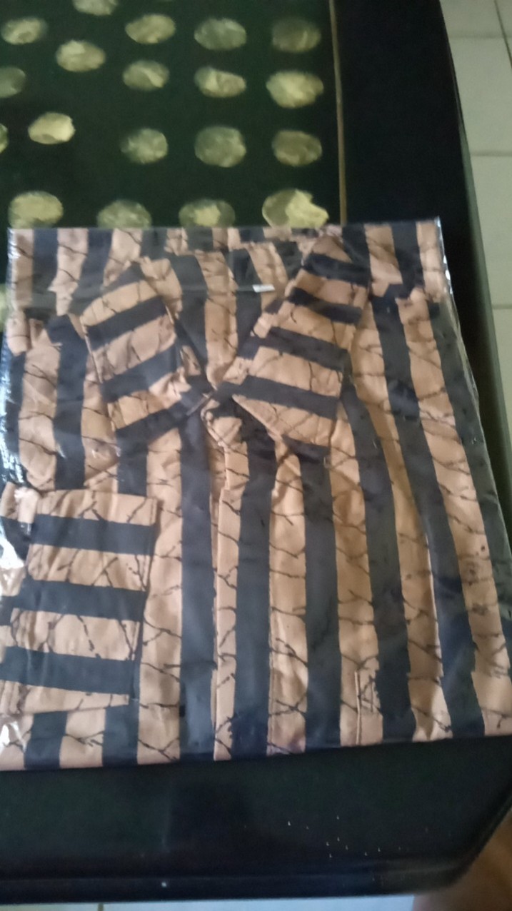 Bac001 New Kemeja Batik Pria Lengan Panjang 848vo Kemeja Pilot Pangkat Pdl Teknisi Ke 4029ys