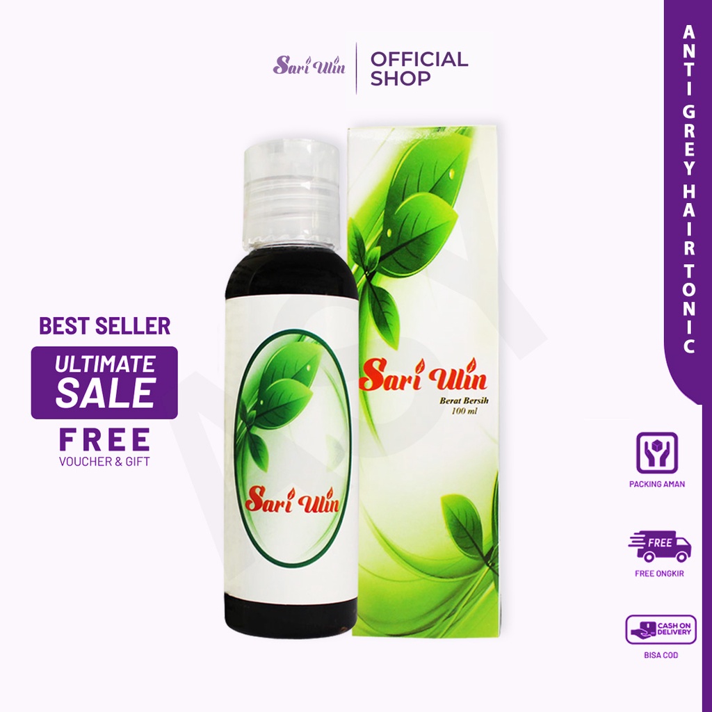Obat Penghilang Uban Permanen Penghitam Uban Cepat dan Ampuh Minyak Sari Ulin Asli 100% Original Bah
