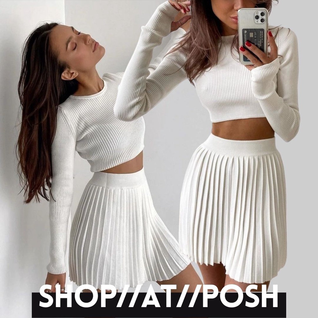 2 piece set skirt and top