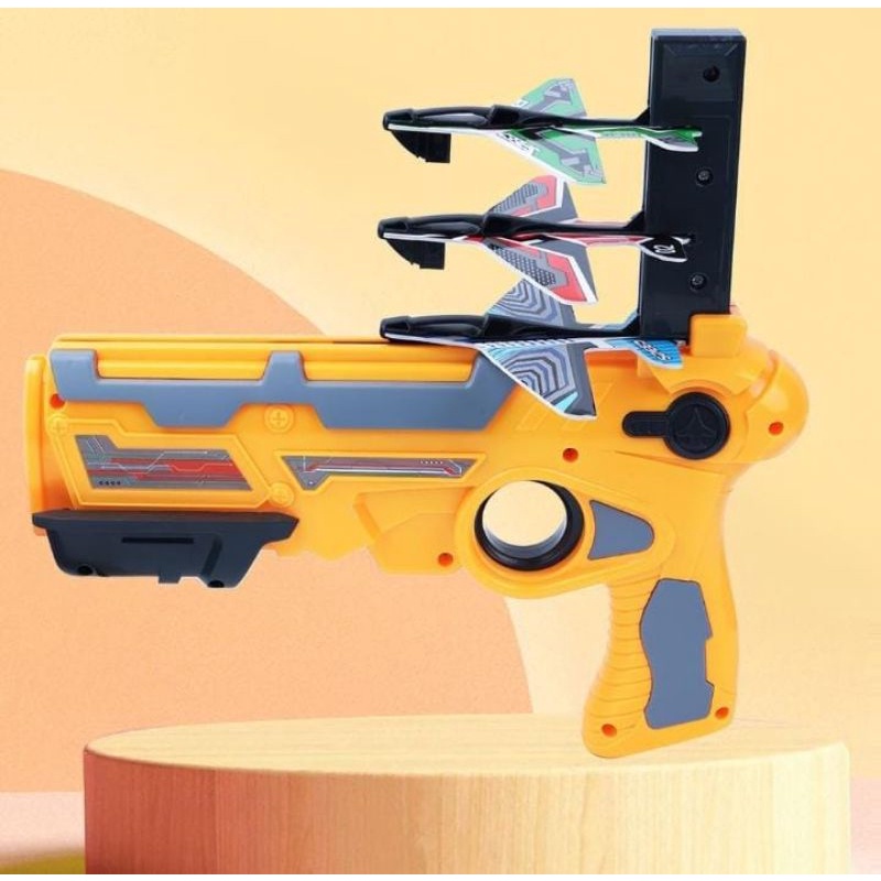 Air battle Mainan anak laki laki mainan pistol dengan pesawat terbang mainan outdoor anak-1