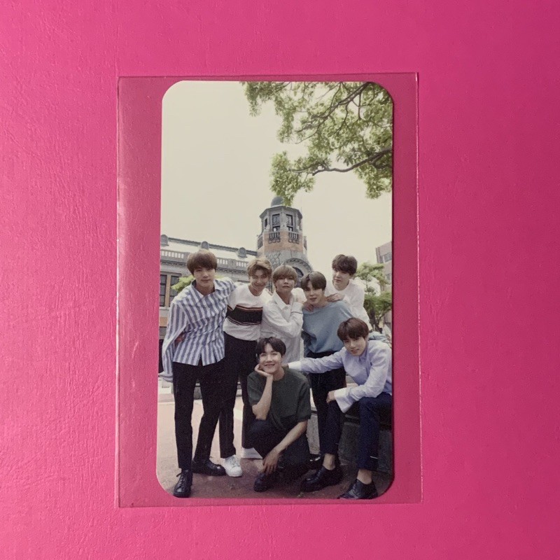 bts japan fc renewal kyocera group photocard / pc