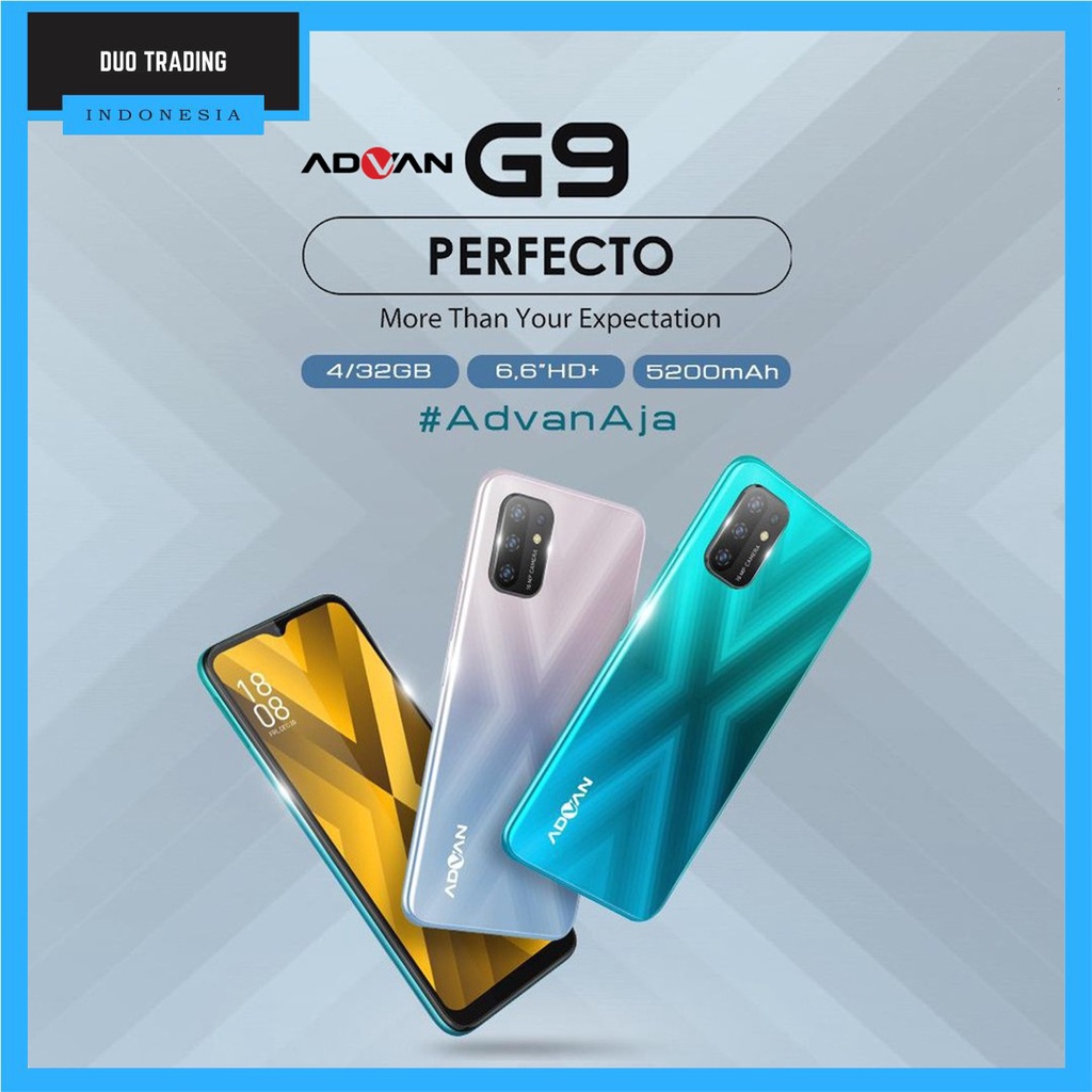 ADVAN G9 PERFECTO RAM 4/32GB GARANSI RESMI ADVAN