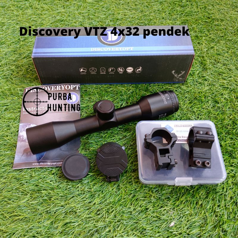 Telescope discovery VTZ 4x32 pendek - riflescope discovery VTZ 4x32