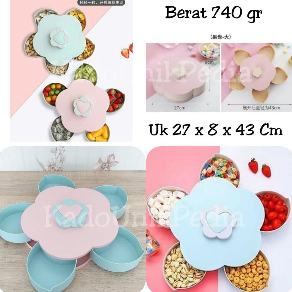 Toples putar -Toples putar bunga - Toples kue - Toples kue lebaran -Toples kue putar