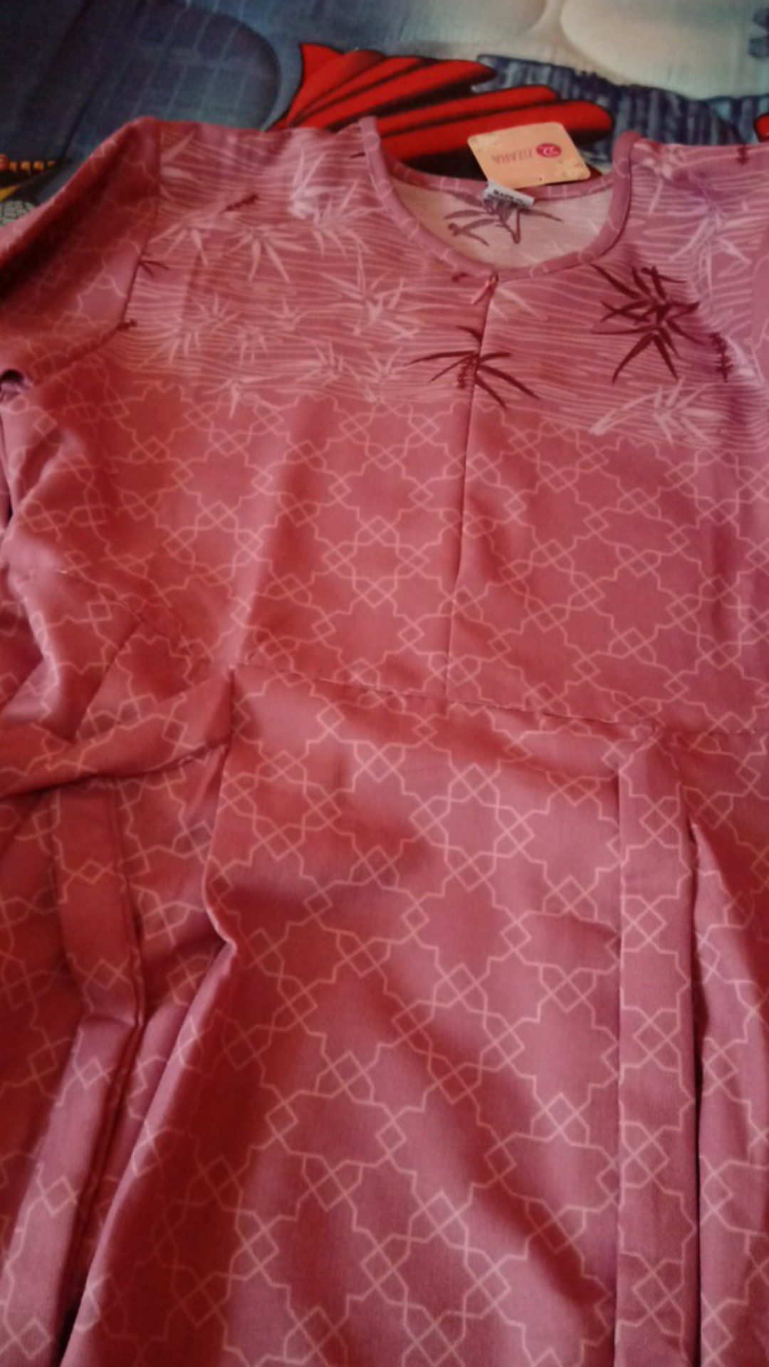 Zizara Bambu Dress - Gamis Motif Batik Modern Terbaru Muslimah