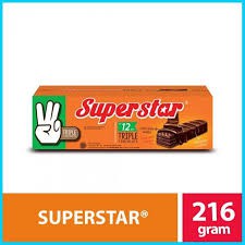 

[SALE] SUPERSTAR Triple Chocolate 216gr isi 2 pcs