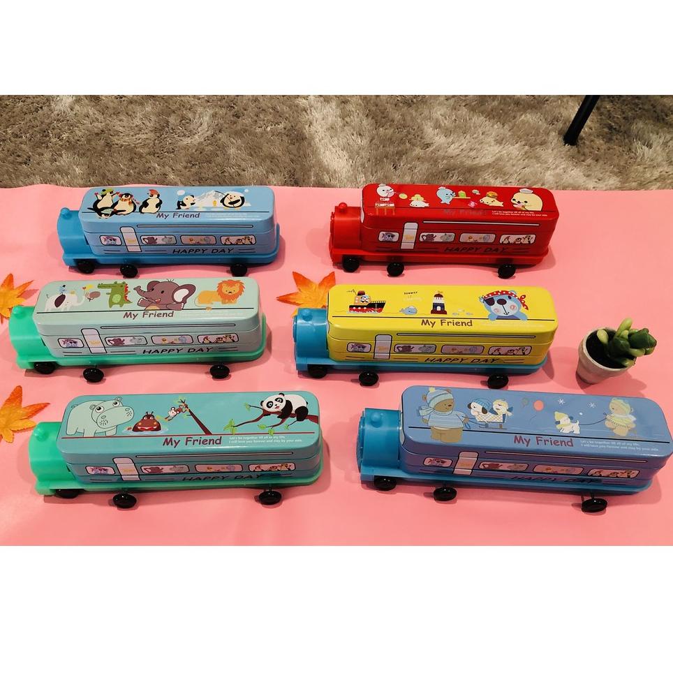 

[KODE INVTB] TEMPAT PENSIL KALENG MQ-1591 KERETA + RODA