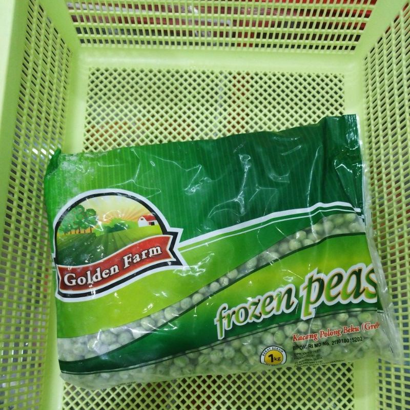 

frozen peas golden farm / kacang polong golden farm