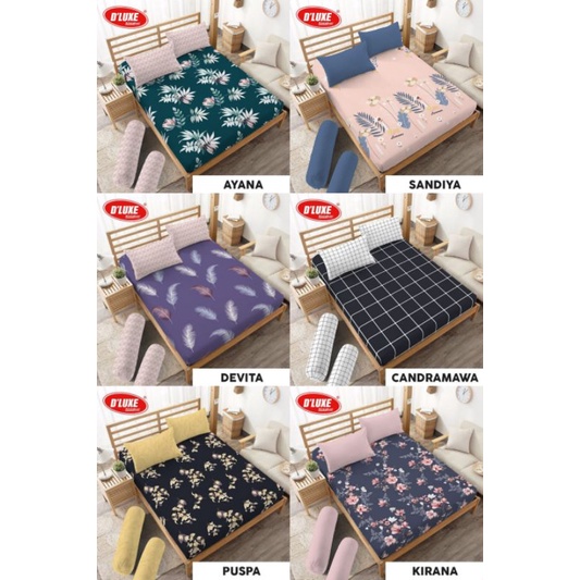 Sprei Seprei Sprey Kintakun 160x200 dan 180x200 free Sarung Bantal Guling Tidur