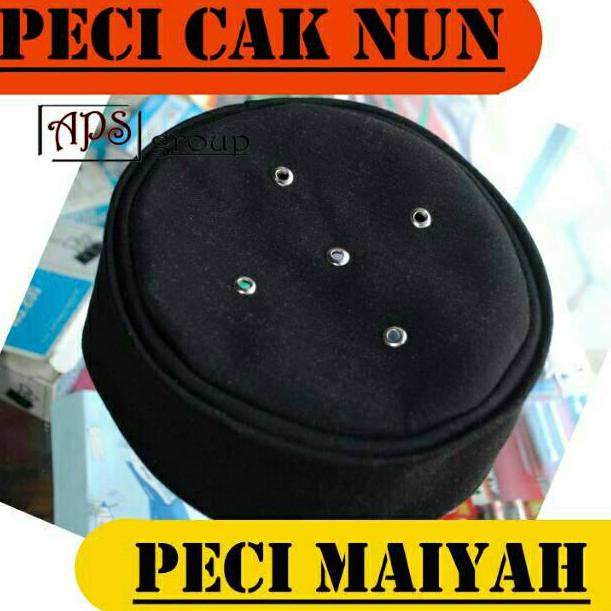 Peci Maiyah Hitam Polos Original –RTN.14Ap22y