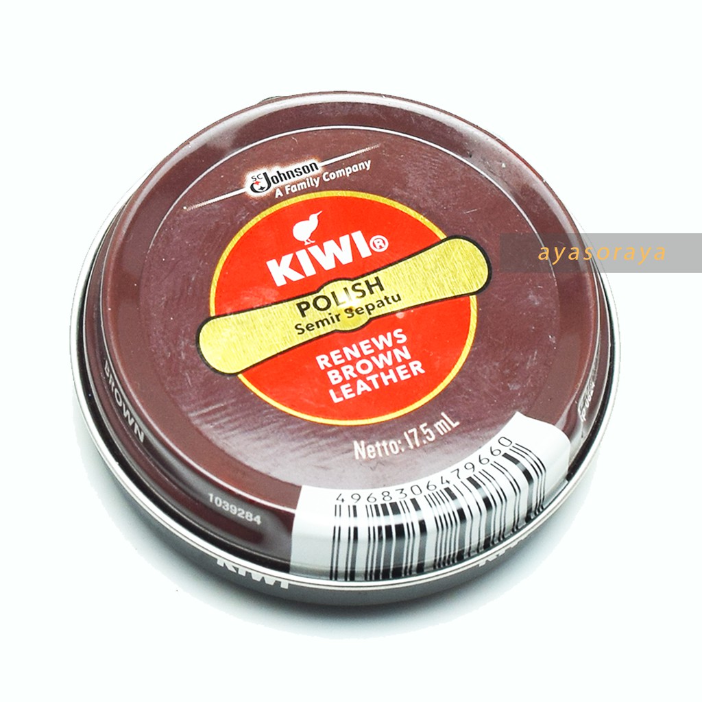 SEMIR SEPATU Kulit Klasik Leather SHOE POLISH Pengkilap Sepatu Gosok Warna Hitam Brown Coklat Netral