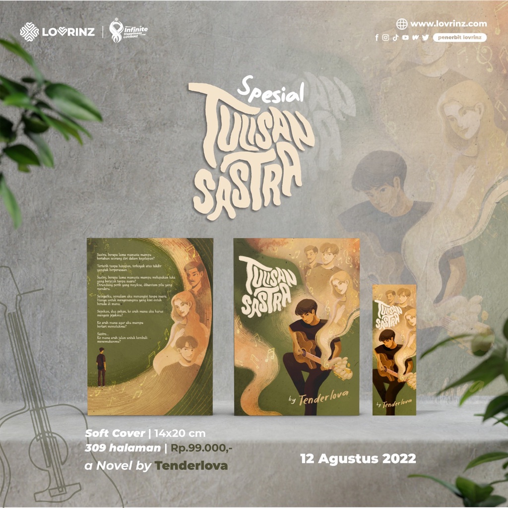 Jual Buku Novel Tulisan Sastra New Version by Tenderlova Original ...