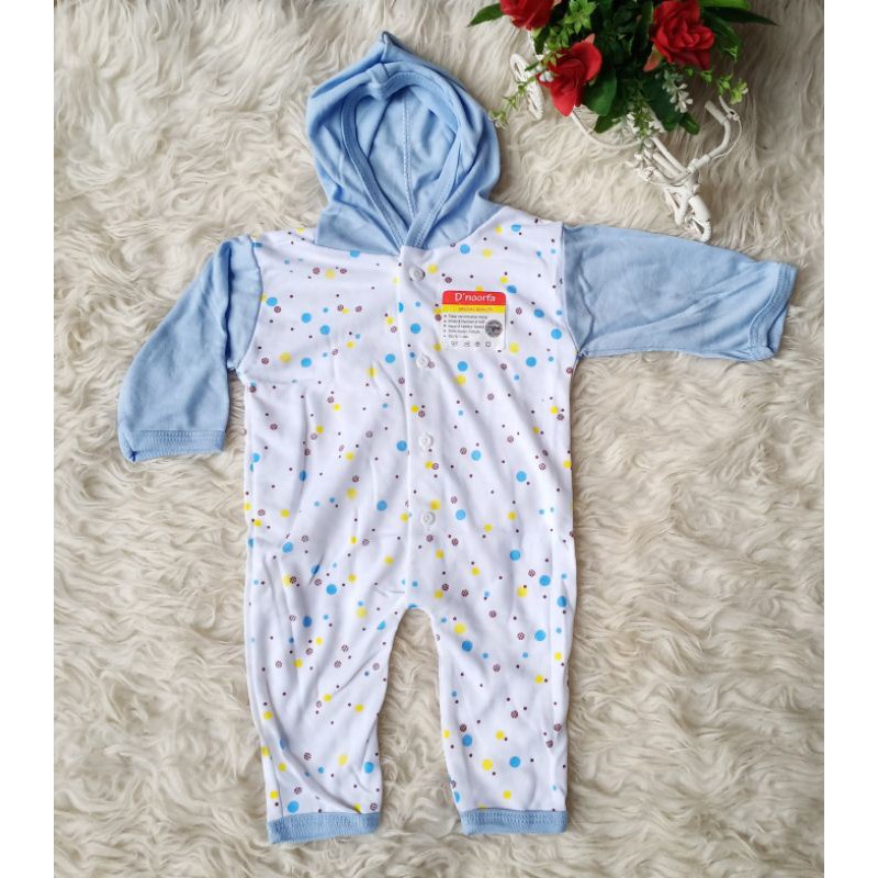 Set Newborn Sleepsuit Baju Baby Polyester + Cotton Bayi Baru Lahir JUMPSUIT PANJANG IMPORT Baju Bayi